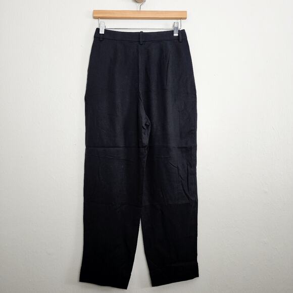 NEW Everlane Black The Put Together Pleated High Waist Trouser Pant - Picture 12 of 13